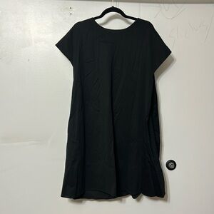 COS Open Back Black Bow Midi Dress